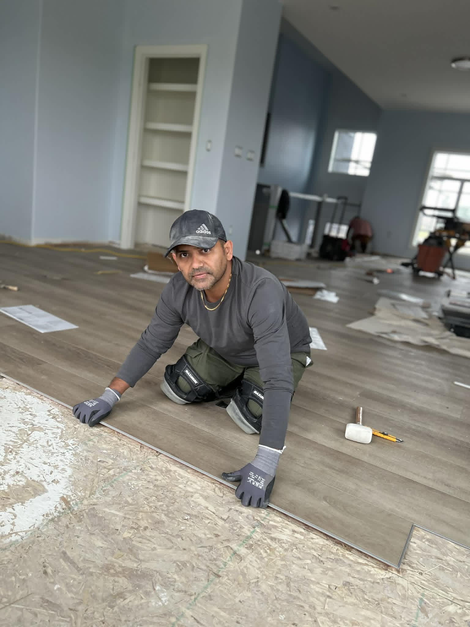 Modern tile installation in Edmonton bathroom