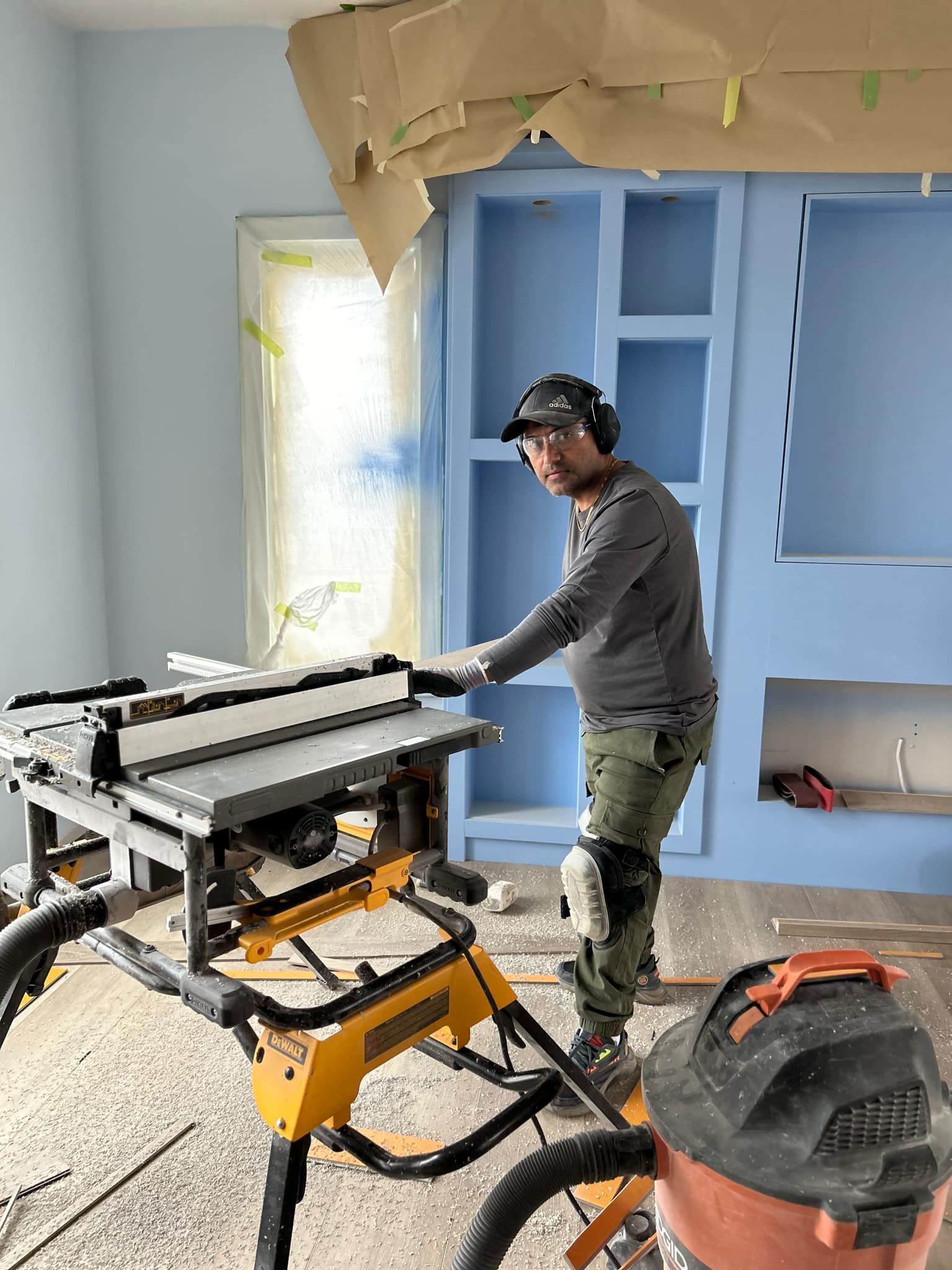 Expert flooring installation in Edmonton home